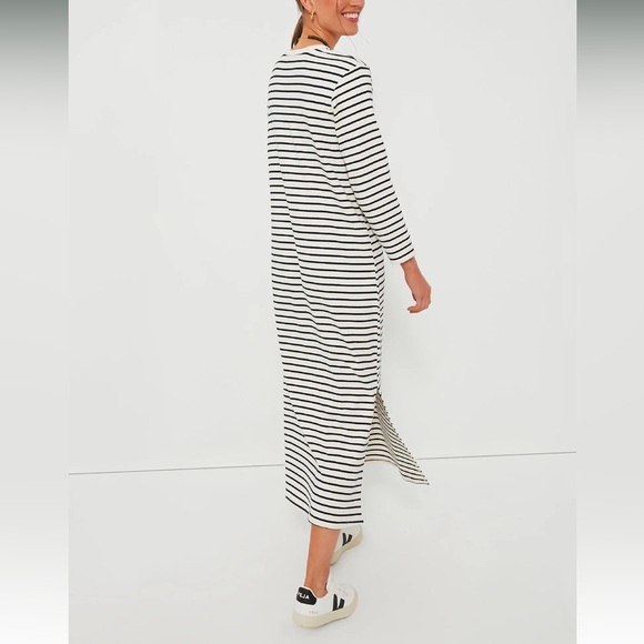 POMANDER PLACE Navy Stripe Gio Maxi Dress - Picture 6 of 12